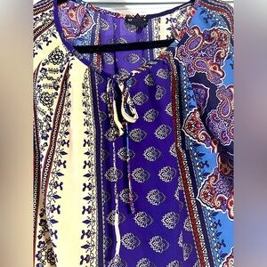 Bohemian Print Women's Top